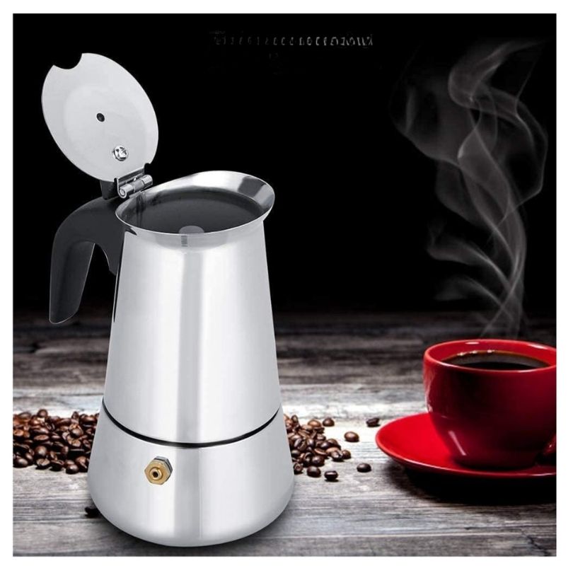 Cafetera Italiana de Acero Inoxidable – Tu Ritual Gourmet en Casa