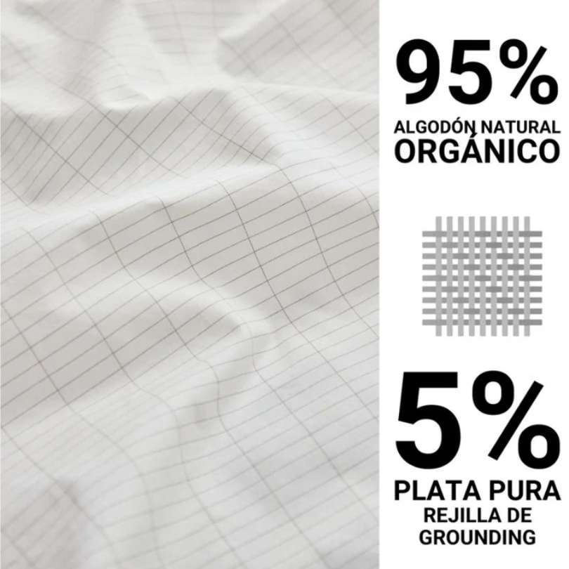 Sábana Grounding well: Duerme conectado a tierra y reequilibra los sistemas del cuerpo