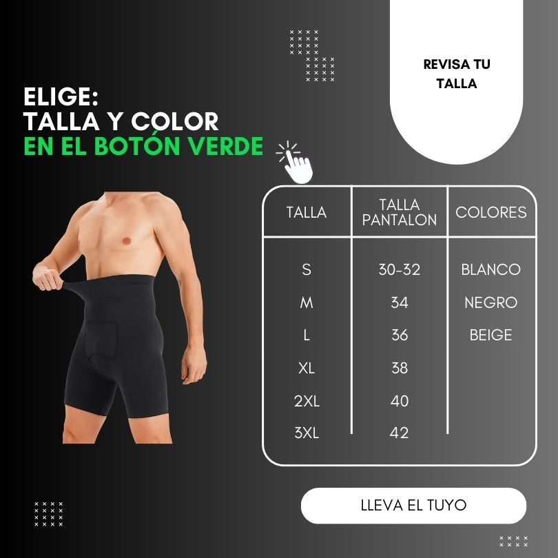 Boxer De Control Abdominal y Moldeador Masculino