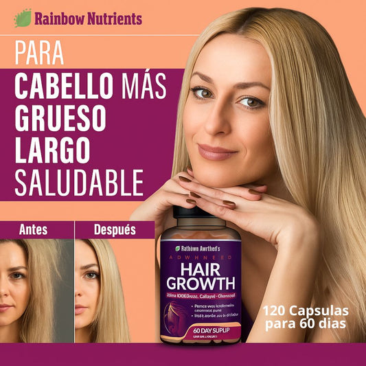 Hair Growth Pro - Hace Crecer Nuevo Cabello Fuerte y Abundante