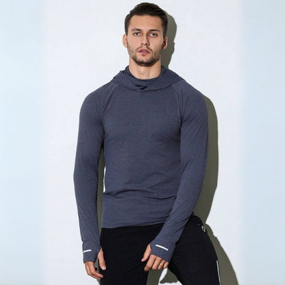 Hoodies con Capota y Tapabocas - Tela Elástica y Transpirable - Trabajo y Actividades al Aire Libre, para el Ejercicio.