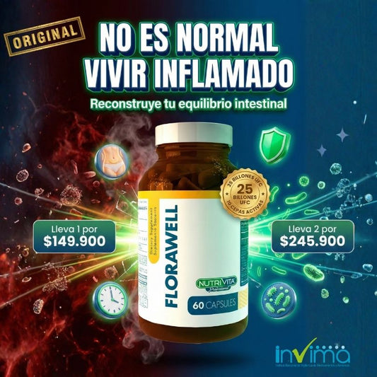Florawell Probióticos - Restaura Tu Intestino