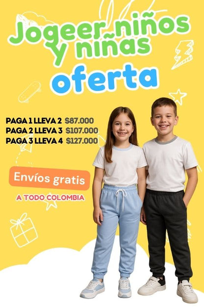 Joggers Kids Premium – Comodidad y estilo en cada aventura