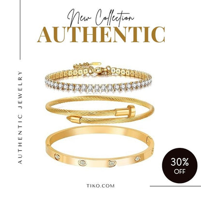 Set de Pulseras Authentic – Elegancia y Brillo