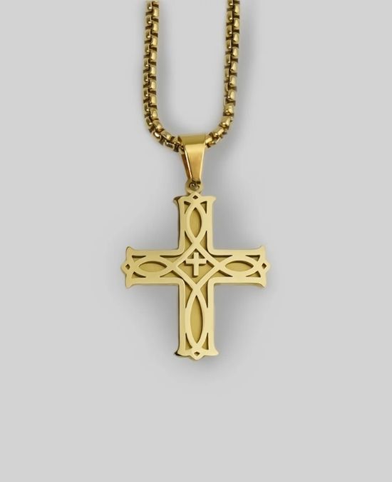 COLLAR CON CRUZ STATAMENT - EL COLLAR QUE CUENTA TU HISTORIA