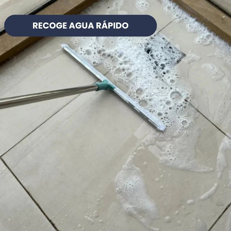 Escoba Mágica | Limpiador multifuncional | Cuchilla de silicona ajustable | Cabezal giratorio 180°