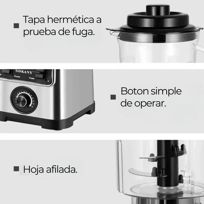 Licuadora Sokany 3 en 1