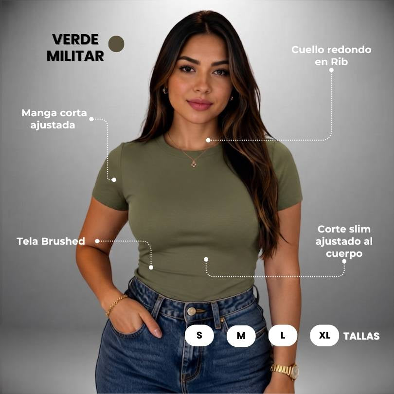 BLUSA BASIC - PACK DE 3 (LLEVA PACK DE 4 Y 5)