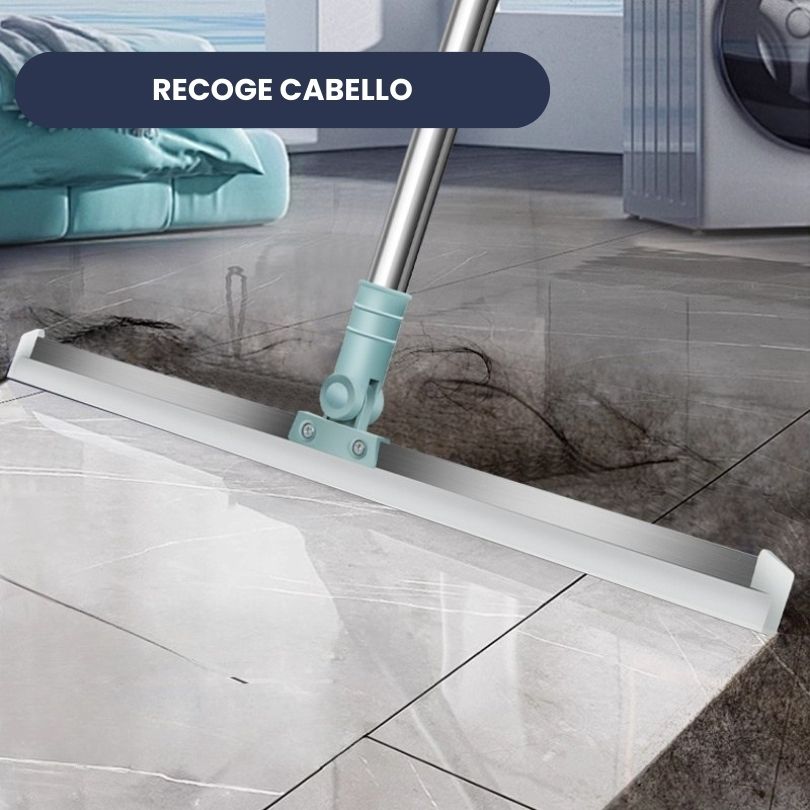 Escoba Mágica | Limpiador multifuncional | Cuchilla de silicona ajustable | Cabezal giratorio 180°