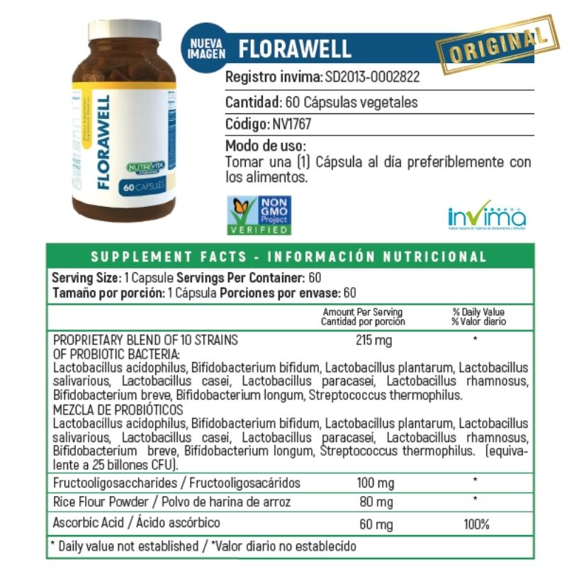 Florawell Probióticos - Restaura Tu Intestino