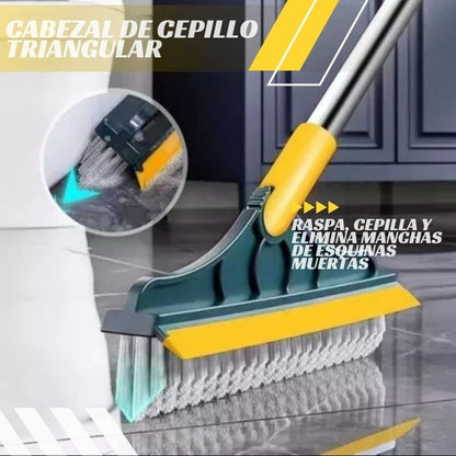 Cepillo 3 en 1 Súper Limpieza – Llega donde otros no llegan, sin agacharte ni esforzarte