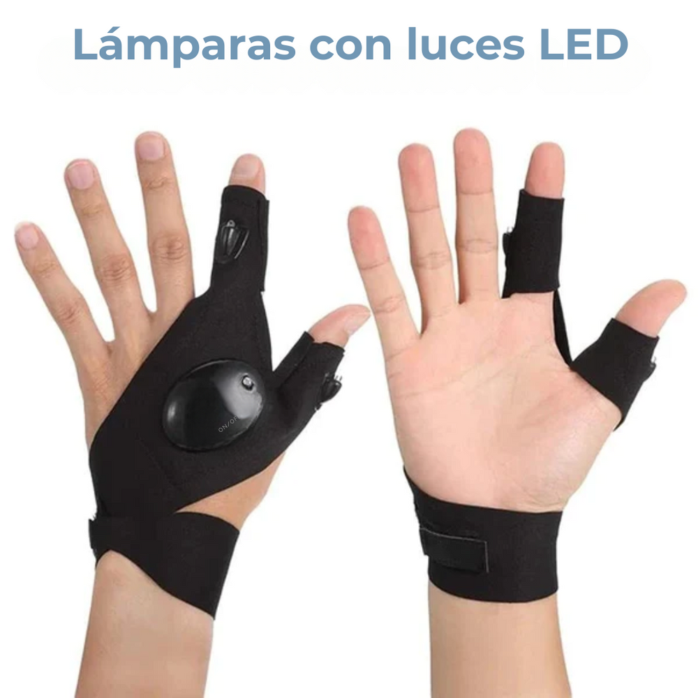 Guantes Con Luces Led Impermeables