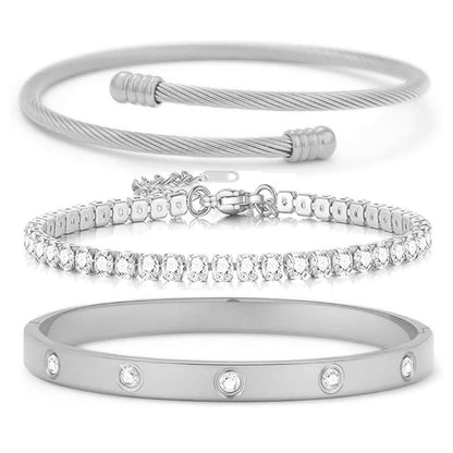 Set de Pulseras Authentic – Elegancia y Brillo