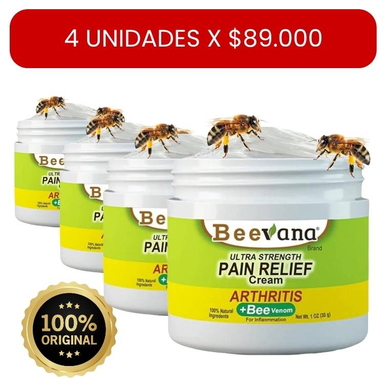 Bee Venom reduce un 83% los dolores articulares en la primera semana de uso! 2 unidades x $69.000
