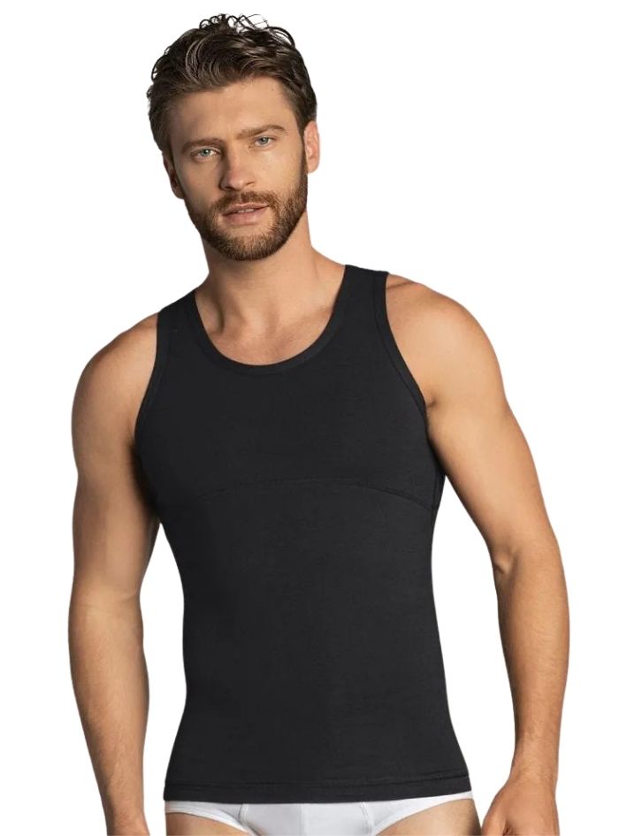 Camisilla de Compresión Masculina – Moldea y Reafirma Tu Cuerpo, Control de Abdomen, Pecho y Cintura