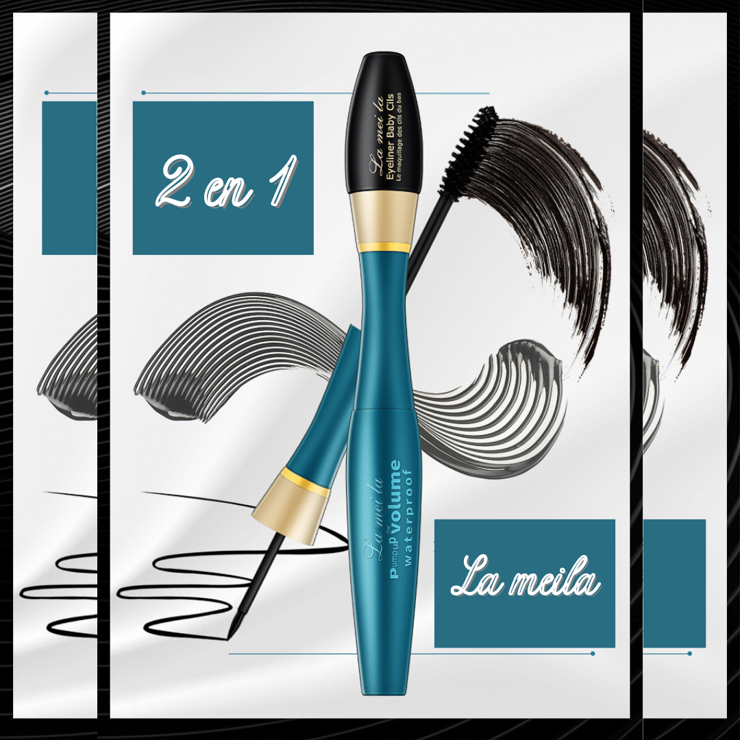 2 EN 1 DELINEADOR + PESTAÑINA 3D