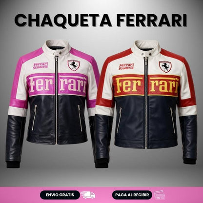 CHAQUETA MOTERA RACING ELITE FEMENINA