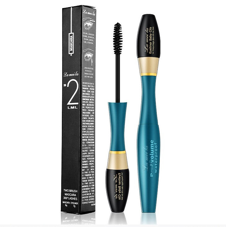 2 EN 1 DELINEADOR + PESTAÑINA 3D