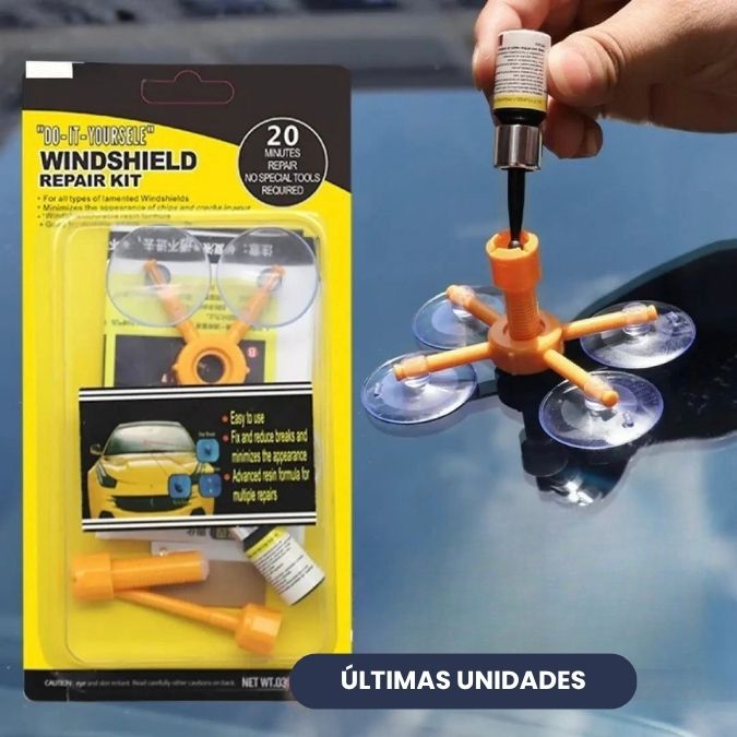 Kit Reparador de vidrios - Para Celulares, Carros y Cristal - Envío Gratis