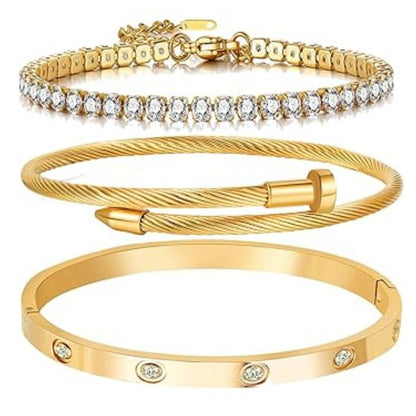 Set de Pulseras Authentic – Elegancia y Brillo