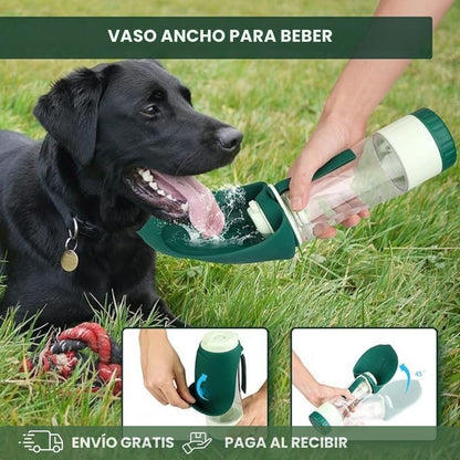DISPENSADOR DE AGUA Y COMIDA PARA PERROS