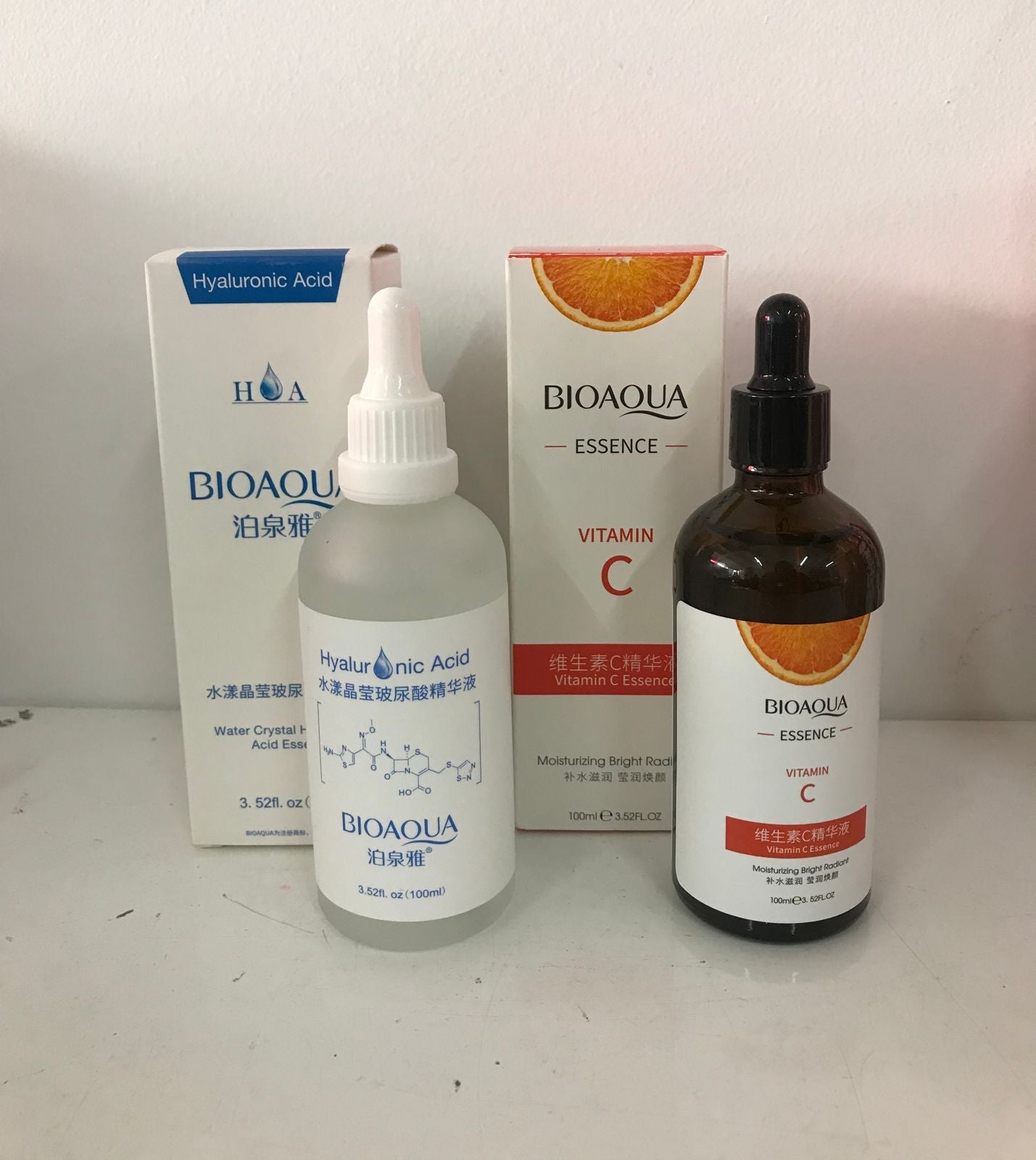 COMBO HIDRATACION INTENSIVA (Acido Hialurónico y Vitamina C) BIOAQUA