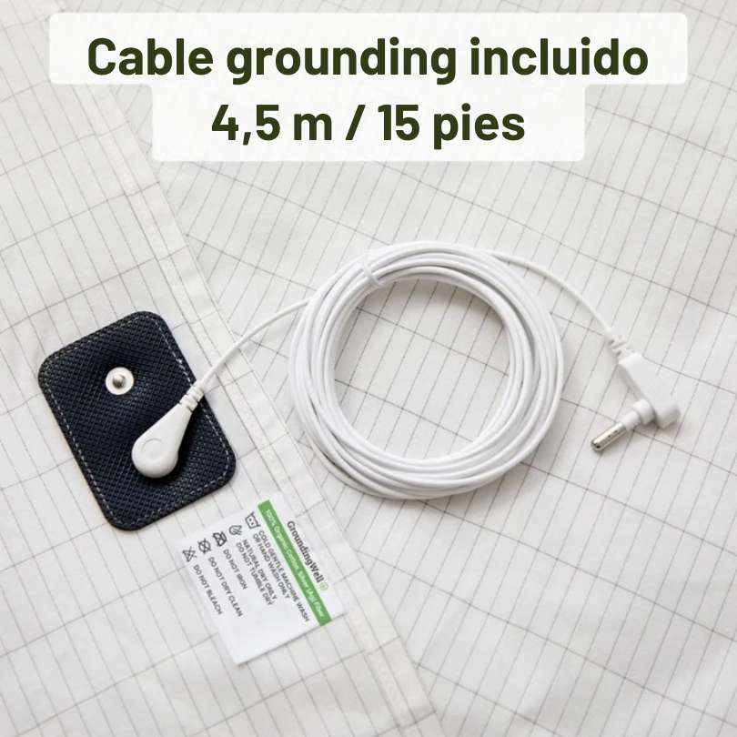 Sábana Grounding well: Duerme conectado a tierra y reequilibra los sistemas del cuerpo