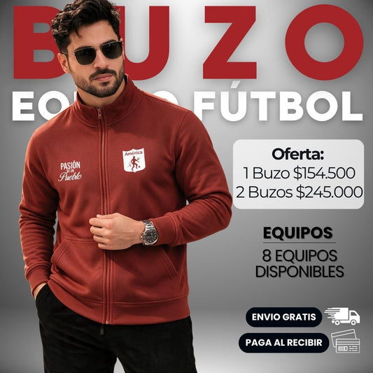 BUZO EQUIPOS DE FÚTBOL