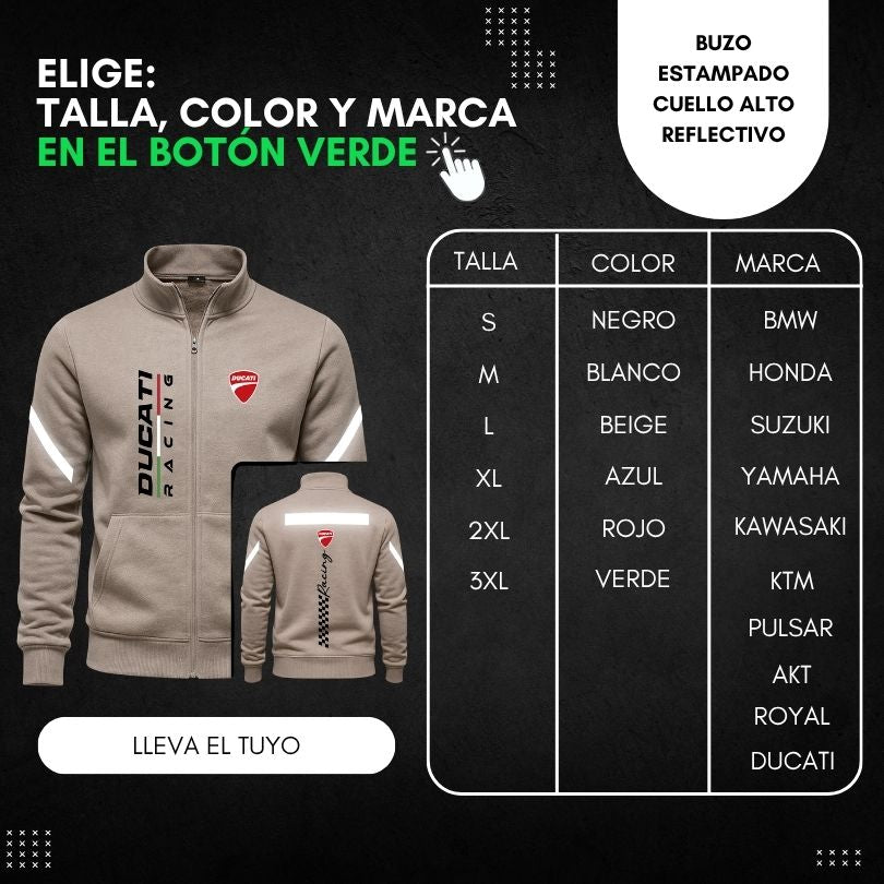 Buzo Reflectivo Premium MotoStyle