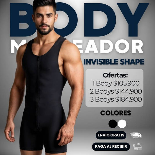 BODY MOLDEADOR DE COMPRESIÓN MASCULINO