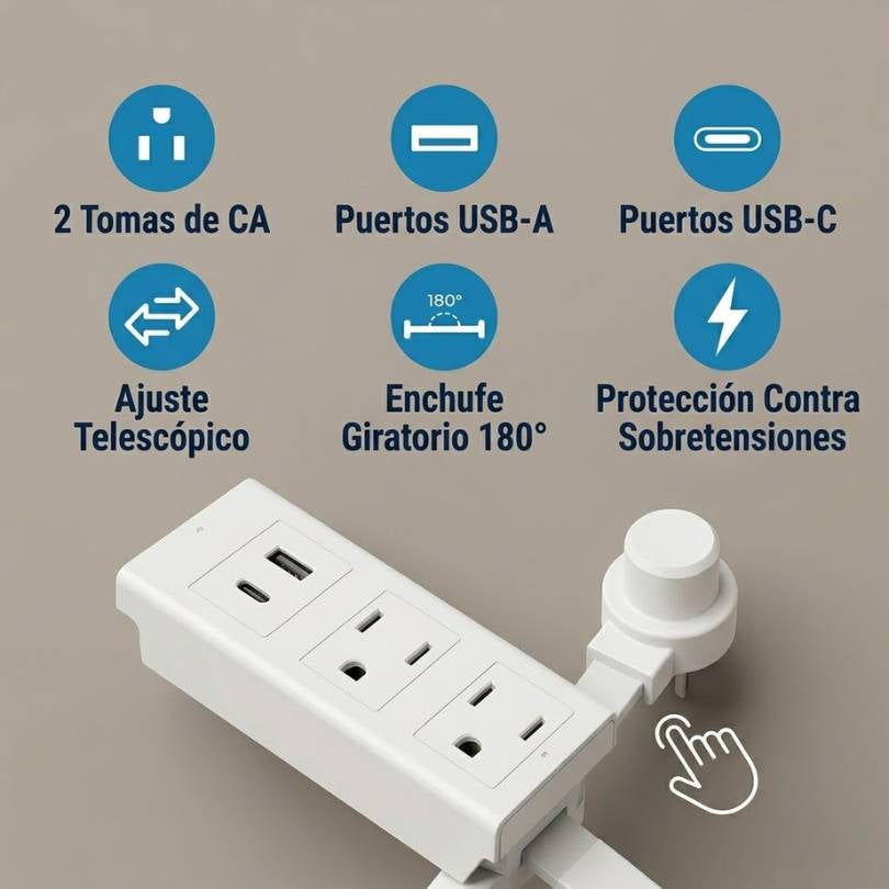 EXTENSOR DE TOMA CORRIENTE