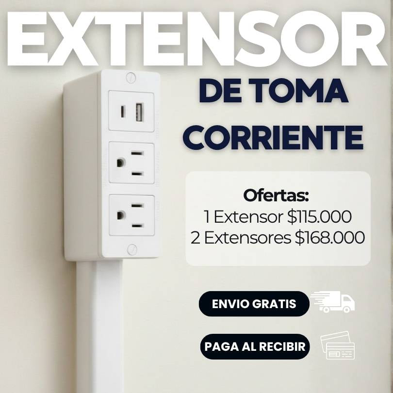 EXTENSOR DE TOMA CORRIENTE