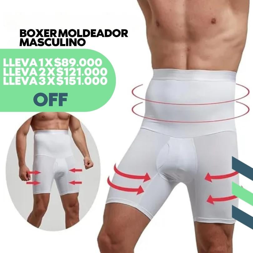 Boxer De Control Abdominal y Moldeador Masculino