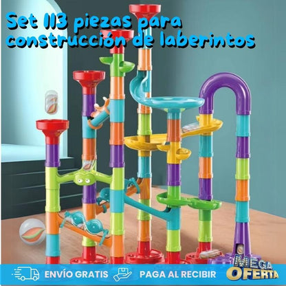 Juego de Construcción de Laberintos - Set de 113 piezas