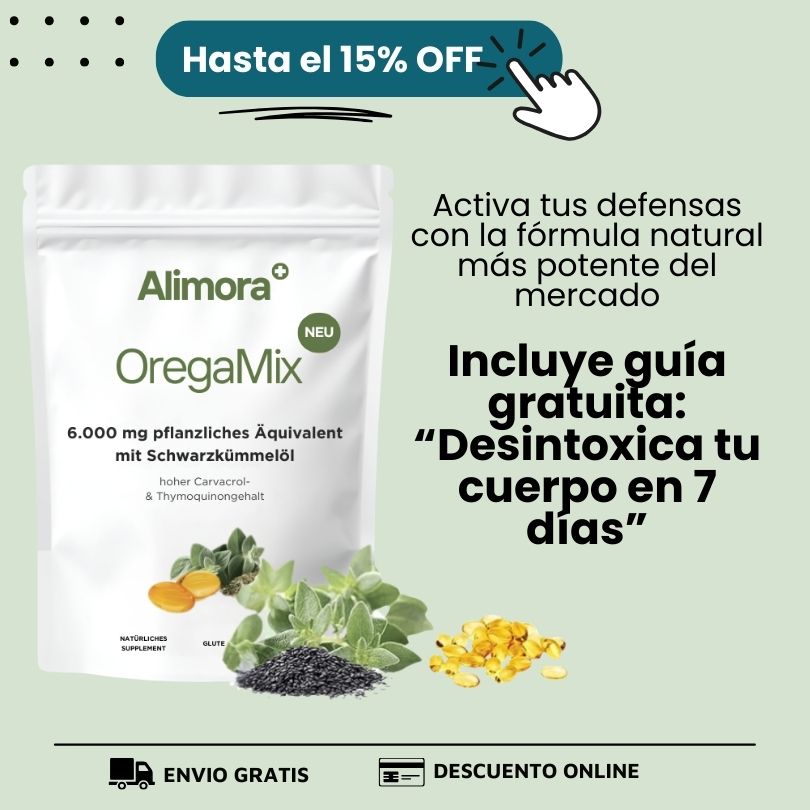 OregaMix Natural Defense – Limpia tu cuerpo y fortalece tus defensas desde el primer día
