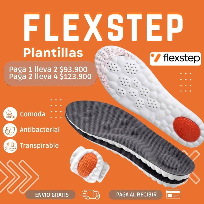 Plantillas Viscoelastica Flexstep Comfort Paga 1 y Lleva 2