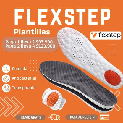 Plantillas Viscoelastica Flexstep Comfort Paga 1 y Lleva 2