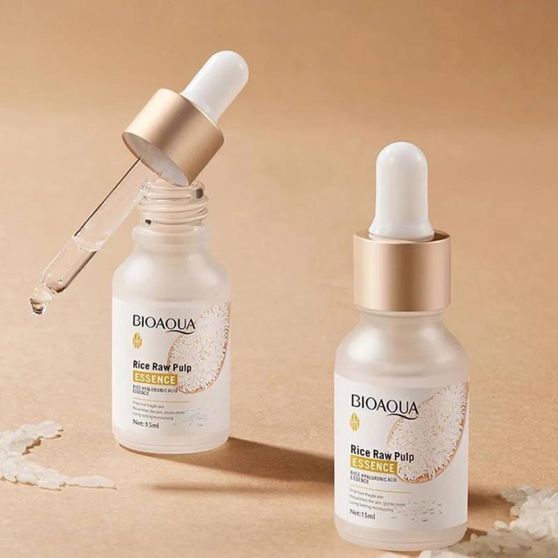 Sérum de pulpa de arroz blanco con Ácido Hialurónico