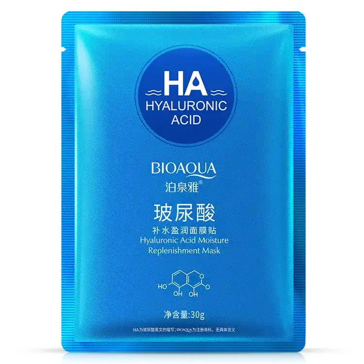 COMBO RUTINA DE LIMPIEZA ACIDO HIALURONICO BIOAQUA (JABÓN, CREMA, MASCARILLA Y TÓNICO)