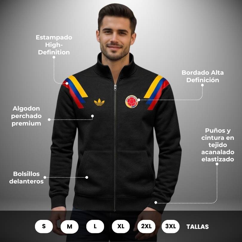 BUZO RETRO SELECCIÓN COLOMBIA EDICIÓN 2026